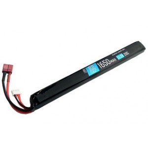 Аккумулятор BlueMax 1650mAh, LiPo 11.1V, 20C, AK Stick Т-коннектор 15x18x164mm